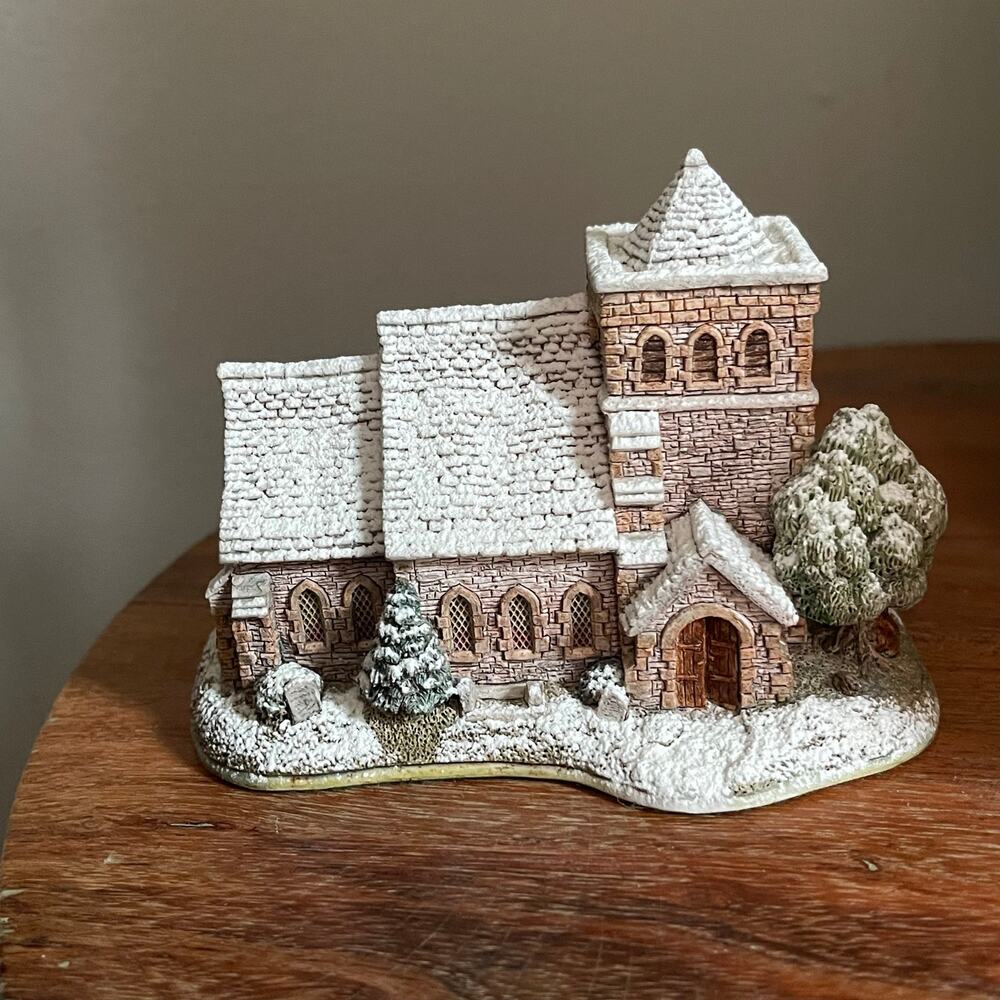 Vtg Lilliput Lane Cottage All Saints Watermillock Lakeland Christmas Collection